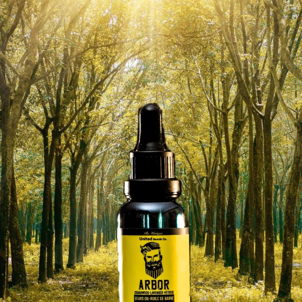 United Beards Co. All natural, cedar beard oil. 30ml bottle - Picture 2 of 5